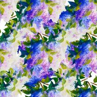 Spring flowers seamless pattern background N2