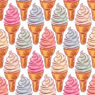 colored ice cream