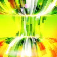 Abstract energy frame at bright summer background