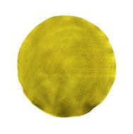 Abstract yellow watercolor painted circle N2