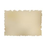 Vector old paper over white