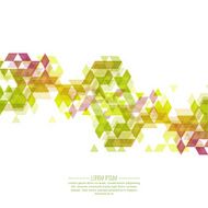 Creative abstract triangle pattern N53
