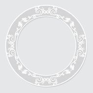 carved vintage frame made of paper for picture or photo N12