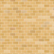 Brick Pattern Large Yellow