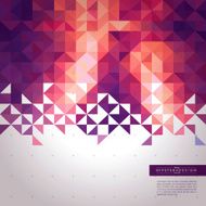 Trendy Abstract Geometric Hipster Background N43