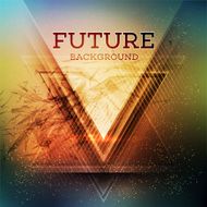 Abstract triangle future vector background N10