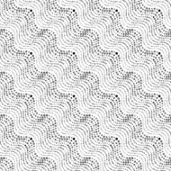 Repeating ornament of dotted wavy texture N2
