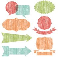 Crayon Design Elements