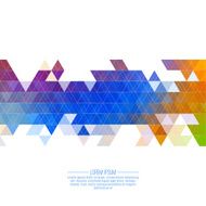 Creative abstract triangle pattern N54