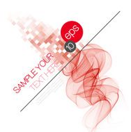 Smoke wave background Vector illustration N10