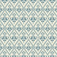 Damascus pattern Seamless vintage background Vector illustration N12