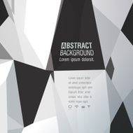 Polygonal design Abstract geometrical background N15