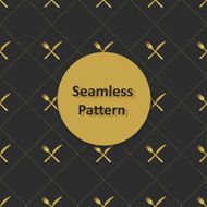 Restaurant seamless pattern N8