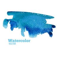 Abstract blue watercolor spot N3