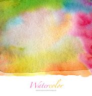 Abstract watercolor painted background N75