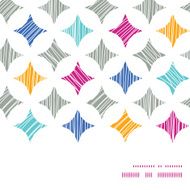 Vector colorful marble textured tiles horizontal frame seamless pattern background