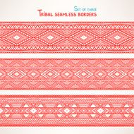 three tribal seamless borders - 2