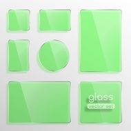 Glass plates set
