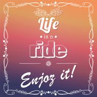 Quote inspirational poster typographical design vector illustration N15