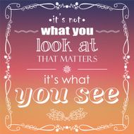 Quote inspirational poster typographical design vector illustration N16