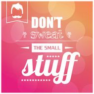 Quote inspirational poster typographical design vector illustration N17