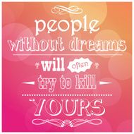 Quote inspirational poster typographical design vector illustration N18