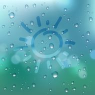 Abstract background water drops Vector illustration