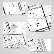 Vector business-card set for your design N482