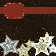 Xmas Stars with frame