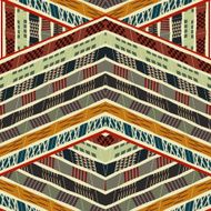 Ethnic seamless texture Vector illustration