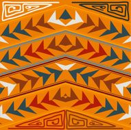 Abstract seamless texture in the tribal style Vector illustrati