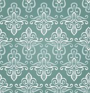 seamless vintage pattern in blue colors
