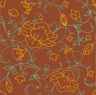 Floral pattern background texture