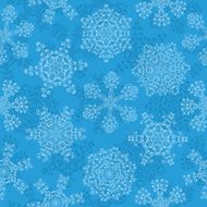 Seamless pattern with a snowflakes
