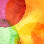 Abstract watercolor circle painted background N9