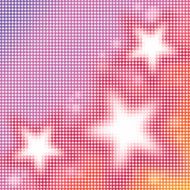 Abstract doted stars background