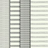 Set of hand drawn textures