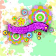 Tag and label cheer up background Grunge paint banner N6
