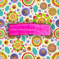 Tag and label cheer up background Grunge paint banner N8
