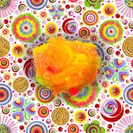 Tag and label cheer up background Grunge paint banner N9