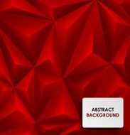 Abstract red background pyramid