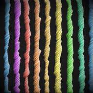 Abstract pattern with colorful stripes from hills