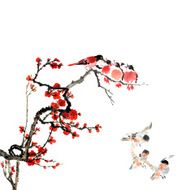 plum bloom and animal N85