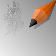 Abstract background with a pencil eps10 N2