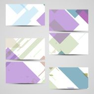 Vector business-card set for your design N486