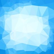 Triangle neutral blue and white abstract background