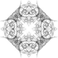 Mandala Skeych Graphic pattern modern ornament N18