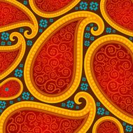 beautiful eastern pattern - Illustration