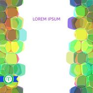 Colorful Honeycomb Seamless Background Vector N5