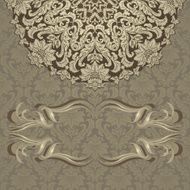 Vintage invitation card N137